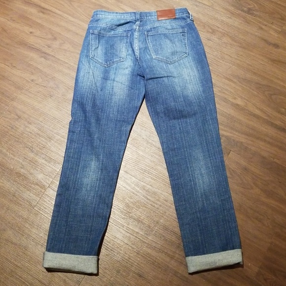 Madewell The Slim Boyjean: Patched-Up Edition - Picture 4 of 7